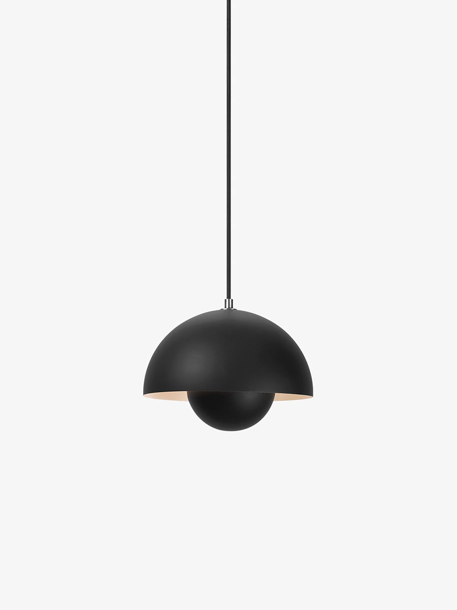 Pendant Lamps - ＆トラディション　アンドトラディション　ペンダントライト　ペンダント照明　引掛シーリング　ランプ別売(E26)　マットブラック　FLOWERPOT PENDANT VP1 (MATT BLACK)
