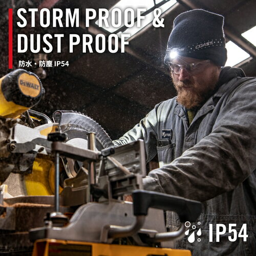 COAST　コースト　LEDヘッドランプ　XPH25R　充電式　カートリッジ式　IP54　防水・防塵　640lm　USB-C　専用充電池　CR123リチウム電池（別売）　30324