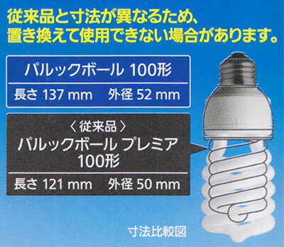 パナソニック　電球形蛍光灯（蛍光ランプ）　パルックボール　D形　100W形　クール色　E26口金　EFD25ED/20EF2　≪あす楽対応商品≫ 2