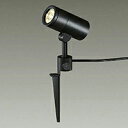 DAIKO　LED照明器具　アウトドアスポットライト　スパイク式　白熱灯100Wタイプ　電球色　LED内蔵　配光60°　差込プラグ付　防雨形　本体色：黒　DOL-4441YB