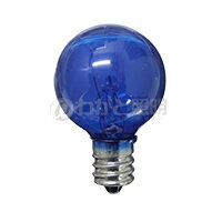 アサヒ ミニボールランプ G30カラー 5W E12口金 透明ブルー（青色） G30 E12 110V-5W(CB)
