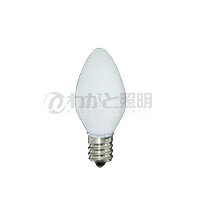 アサヒ 装飾電球(ローソク球) E12口金 C7 100V 7W ホワイト ローソク C7 E12 100V-7W(S)