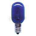 アサヒ　ナツメ球　T20カラー　20W　E12口金　透明ブルー（青色）　ナツメ T20 E12 110V-20W(CB)