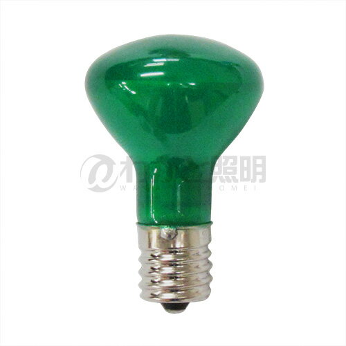 Reflection Bulb （Scatter） - アサヒ　サインレフ用レフ　R40　7．5W　E17口金　グリーン（緑色）　R40 E17 110V-7.5W(G)