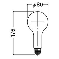 岩崎　防爆形照明器具用白熱電球　150W形　220V用　E26口金　BB220V150W 2