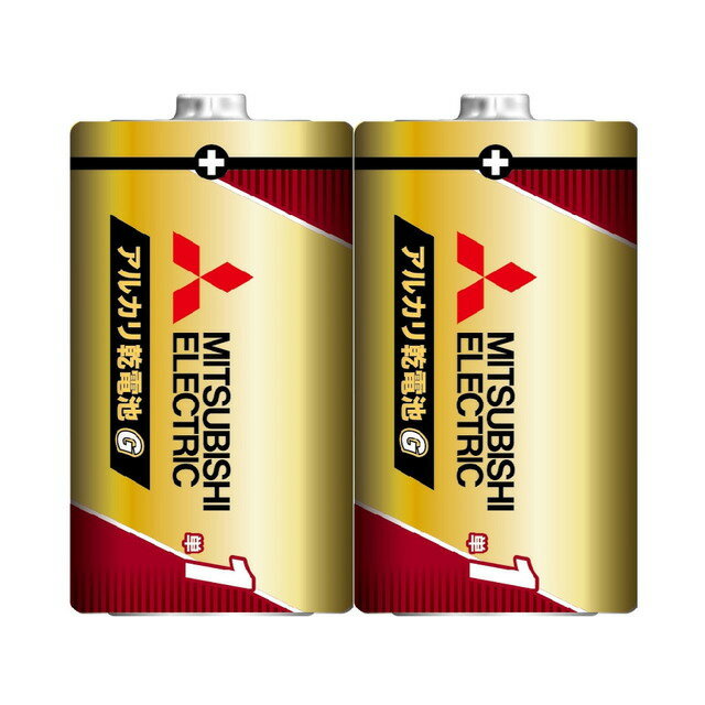 三菱 アルカリ乾電池G アルカリ単1電池 ［2個入り］ LR20GR/2S