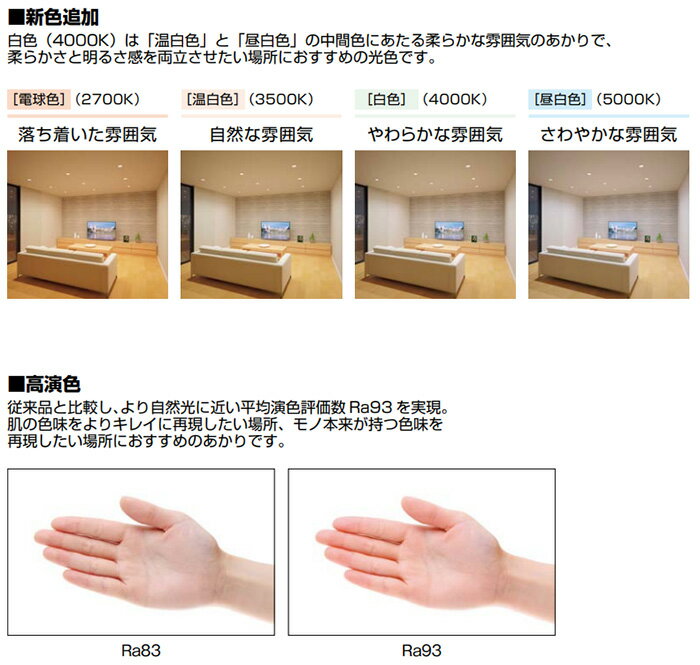 東芝 LEDユニットフラット形 高演色タイプ 500シリーズ φ75 消費電力4.0W 白色 広角タイプ GX53-1口金 全光束580lm LDF4W-HGX/C7/5/2 [2]