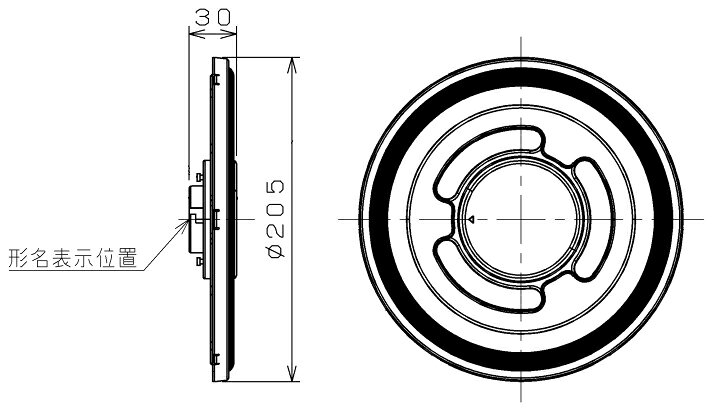 東芝 LEDユニットフラット形 クラス1200 φ205 8.9W 電球色(2700K) 広角タイプ GX53-1a口金 全光束1200lm LDF9LHGX/C20/12/2 [2]