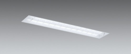 ENDO　LEDベースライト　2灯用　埋込形　FLR40W相当　白ルーバ形　ERK9083W（ランプ別売）