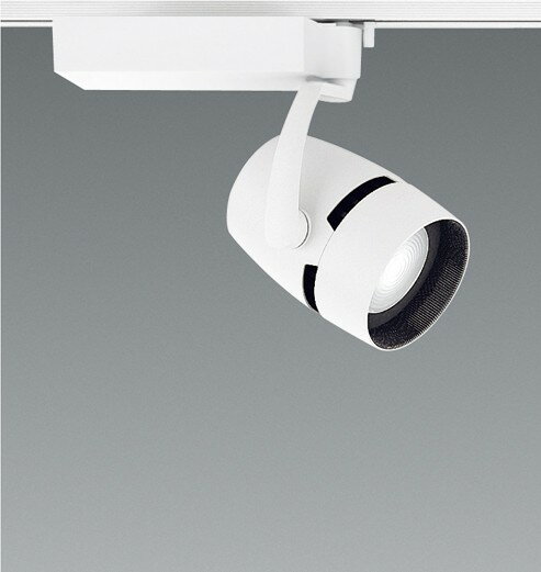 ENDO　LEDスポットライト　配線ダクトレール用　電球色　3000K　白　非調光　セラメタプレミアS70W相当　広角　ERS4306WC　（ランプ付）