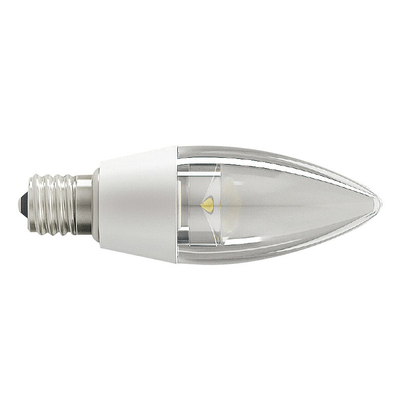 ENDO　LEDZ LAMP　LED電球　シャンデリア電球形　クリア　電球色タイプ　位相制御調光　フロストクリプトン球40W形 相当　4．3W　E17口金　440lm　RAD-911L(LDC4L-H-E17/C/D)