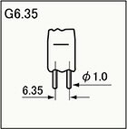 USHIO　光学機器・舞台照明用　ハロゲンランプ（電球）　100V　200W　　G6．35口金...