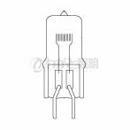 岩崎　光学機器用ハロゲン電球　シングルコイルタイプ　低電圧（ローボルト）　片口金形　G6．35口金　24V　150W　JC24V150W20H/G1 ※受注生産品