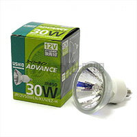 USHIO　スーパーライン　ADVANCE　JRφ50　EZ10口金（ネジタイプ）　30W　広角　【10個入り】　JR12V30WLW/KUV/EZ-H