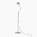 HERMOSA ハモサ フロアランプ INDUSTRY FLOOR LAMP(インダストリーフロアランプ) 白熱電球付き(E26/60W×1) 電球色 〜4.5畳 LED対応可 コンセントタイプ sax(サックス) EN-024SX(3)