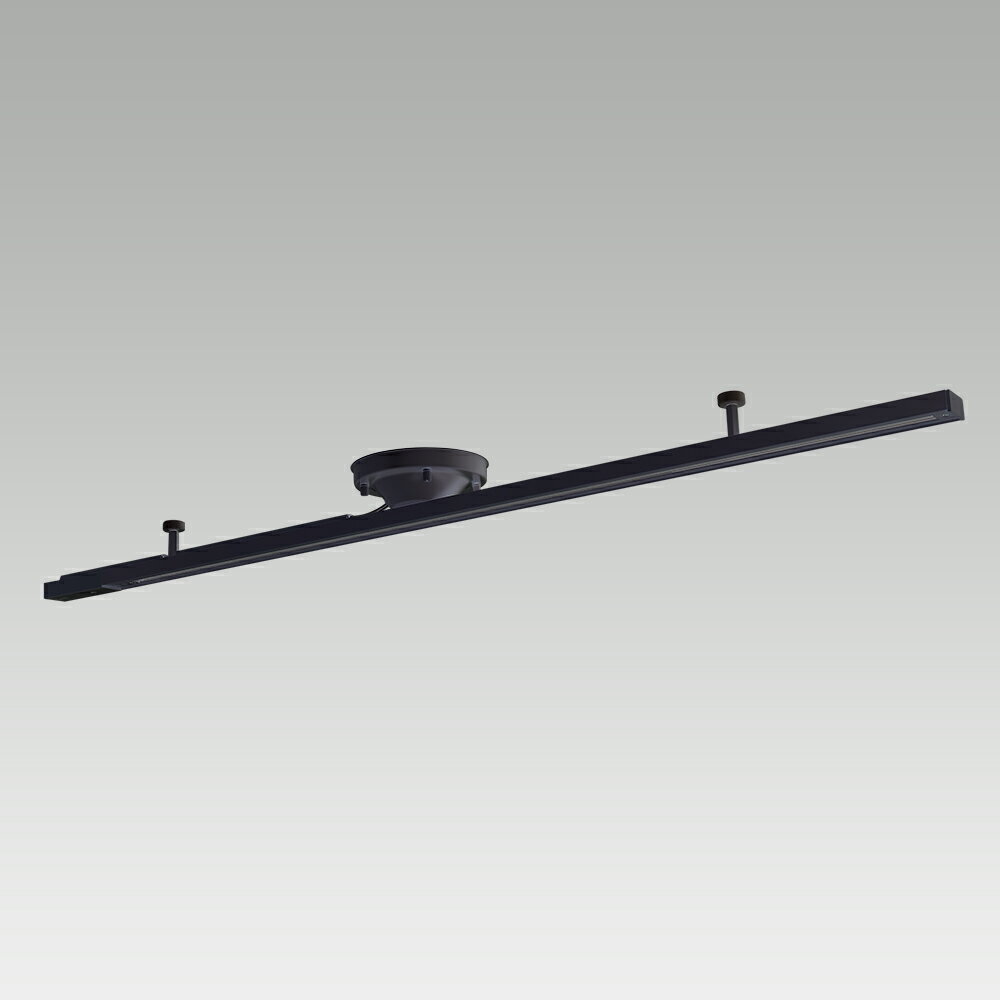 ホタルクス ダクトレール 天井直付 簡易取付 1090mm ブラック 合計容量600W（6A）まで SD-1102L6A-K