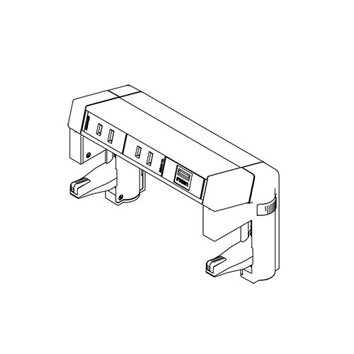 メーカー： 石黒製作所 ブランド名：PLA-PART　/　プラパート シリーズ名：クランプ式コンセント[外付けタイプ] 電源/電源/USB-A タイプ：3口タイプ サイズ： クランプ装着時：W175×114×71 対応板厚：5〜36 素材： ケース/背面カバー：アルミ押出(アルマイト処理) キャップ：ABS樹脂(黒) クランプ：ガラス強化6ナイロン(黒) ウレタンパッド：エラストマー樹脂 カラー：黒 【コンセント仕様】 電源：15A　125V　最大1500W　電源コード長2m USB-A：Ver 3.0　中継器　※ケーブルは付属しておりません ※USB Type-A、LAN、HDMIは「中継器」です。 付属の電源コードとは繋がっておりません。別途コードをご用意ください。 ※USBを充電用途でご使用の場合は、コードの他アダプターをご用意ください。 ●本品はPSE製品区分において「延長コード」です。 取り付ける家具のPSE申請は原則不要です。 ※コンセントを家具に内装するなど、容易に取り外せない構造にした場合はPSE申請対象となります。 ●クランプ式取り付けのため加工不要。工具不要で取り付けができます。 【注意】 ・本製品は日本国内専用です。海外で使用しないで下さい。 ・本製品は屋内専用です。屋外で使用しないで下さい。 ・カーテンなど燃えやすいものの近くには設置しないでください。 ・濡れた手で電源プラグを抜き差ししないでください。 ・電源プラグは正しくコンセントに奥まで差し込んでください。 ・電源コードをテーブルなどで固定しないでください。 ・電源コードが傷ついたまま使用しないでください。本製品の各部が破損、変形した場合はただ直ちに本製品を交換してください。 ・電源コードと情報ケーブルは結束しないでください。伝送不良の原因となります。 ・本製品は電気ケトル等の電熱器具や、エアコンなどの大容量機器の仕様を禁止しています。 ・石黒製作所指定部品以外の方法で取り付けないでください。 関連キーワード コンセント コンパクト 充電 クランプ式 外付け■特徴 人気の「カセット式コンセント」から、新たにクランプ式が仲間入り。 本体はコンパクト設計25mm、高級感があるアルミ押し出し成形品。 PSE製品区分において「延長コード」なので、 取り付ける家具のPSE申請は原則不要です。 クランプ式取付けのため天板の加工は不要。 工具無しで取付できます。 豊富なコンセント バリエーションで様々なニーズに対応します。 ※USB Type-A、LAN、HDMIは「中継器」です。 付属の電源コードとは繋がっておりません。別途コードをご用意ください。 ※USBを充電用途でご使用の場合は、コードの他アダプターをご用意ください。 ≪石黒製作所　PLA-PART　クランプ式コンセント　外付けタイプ≫ 品番 コンセント W（幅） 色 G002-2-EE-B 電源/電源 132mm 黒 G002-2-EA-B 電源/USB-A G002-2-EC-B 電源/USB-C G002-2-EH-B 電源/HDMI G002-2-EL-B 電源/LAN G002-3-EEA-B 電源/電源/USB-A 175mm G002-3-EEC-B 電源/電源/USB-C G002-3-EAA-B 電源/USB-A/USB-A G002-3-EAC-B 電源/USB-A/USB-C G002-3-ECC-B 電源/USB-C/USB-C G002-4-EEEE-B 電源/電源/電源/電源 218mm G002-4-EEAA-B 電源/電源/USB-A/USB-A G002-4-EEAC-B 電源/電源/USB-A/USB-C G002-4-EECC-B 電源/電源/USB-C/USB-C G002-4-EAAC-B 電源/USB-A/USB-A/USB-C G002-4-EACC-B 電源/USB-A/USB-C/USB-C