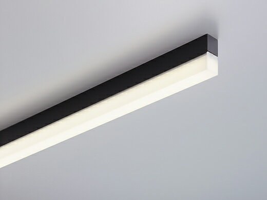 DNライティング　TRIM　LINE　LED照明器具　間接照明　TRE2‐APL　調光兼用型　スクエア型カバー　本体色:黒(ブラック)　全長1050mm　白色　TRE2-1050W-BK-APL ※受注生産品