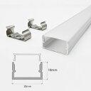 ノイフレックス オプション品 LEDテープライトR125-用 乳半カバー着き直線アルミチャンネル(1m) (器具と同時購入のみ) R125-SCNC-1000 ※受注生産品(3)