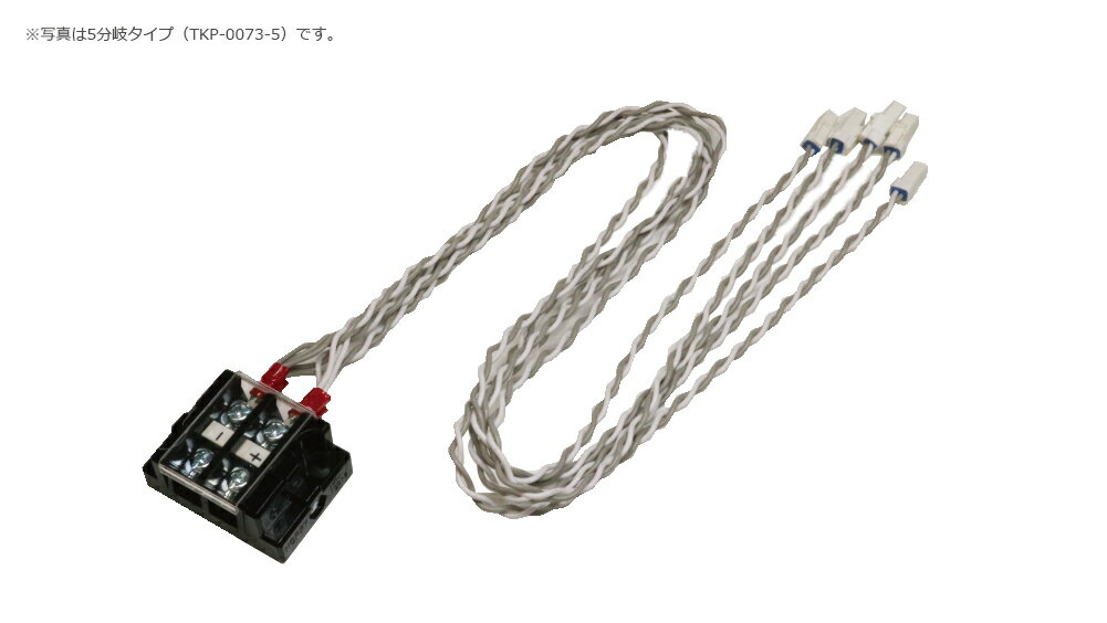 TES　LIGHTING　Xida（シーダ）　TXDシリーズ　専用オプション　分岐コード　4分岐　TB-0073-4