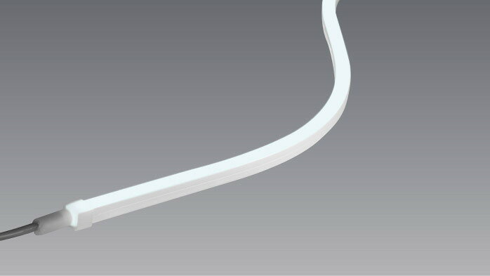 メーカー： TES LIGHTING / テスライティング シリーズ名：屋外屋内兼用HighQoonela MT TQMTHDシリーズ 入力電圧：DC24V 重量：0.20kg 演色性：Ra80以上 本体：シリコン ※以下のオプション品は別途必要です。 ≪直流電源装置≫ Aタイプ調光用/Bタイプ調光用 ※適合する直流電源装置をお選びください。 ≪適合調光器≫ TES LIGHTNG：TLC-0006(Aタイプ調光用)/TLC-0007(Bタイプ調光用)/TLC-0007B(Bタイプ調光用) ≪オプションパーツ≫ PWM調光ドライバーPWM信号増幅器アルミレール固定用樹脂レールエンドキャップ曲げレール 両面テープクリップ ※LEDにはバラツキがあるため、発光色、明るさが異なる場合があります。 ※1回路での、トランスからLED端末までの最大延長は、合計LED本体長さは最大5m以内としてください。 また、最大送りリード線長さについても、最大5m以内まででお願いします。 ※条件により、実際のカラーと異なって見えることがあります。 ※受注生産品のため、ご注文後1〜2週間ほどお時間をいただきます。 ※受注生産品のため、ご注文後の返品・交換・キャンセルは出来ませんのでご了承ください。 関連キーワード LED間接照明 照明器具 間接光 建築化照明 LED ライト お店用 店舗用 店舗照明 住宅用 ショールーム照明 ディスプレイ照明 調光 コーブ照明 コーニス照明 スリット照明 什器用 フットライト■特徴 屋外軒下と屋内、両方で使用可能な水平曲げタイプ。 35℃以下の場所なら温浴施設での使用も可能。 スタンダードモデルの1.5倍超の照度。（671lm/m） こちらは水平曲げ(横曲げ)タイプの商品です。 100サイズのラインナップ。 50mm単位でオーダー可能です。 最長5,014mm。 最小曲半径 R50mmです。 ※1回路での、トランスからLED端末までの最大延長は、合計LED本体長さは最大5m以内としてください。 また、最大送りリード線長さについても、最大5m以内まででお願いします。 ※この商品は電気工事士による取付工事が必要です。 資格を有しない一般消費者は、取付・取替工事を行うことは法律上できません。 ≪TES LIGHTING　屋外屋内兼用HighQoonela MT TQMTHDシリーズ　コードタイプ≫ TQMTHD-2014 本体全長 端末形状 品番 色温度 2014mm 両側コード TQMTHD-2014-17-D 1700K TQMTHD-2014-19-D 1900K TQMTHD-2014-22-D 2200K TQMTHD-2014-25-D 2500K TQMTHD-2014-27-D 2700K TQMTHD-2014-30-D 3000K TQMTHD-2014-35-D 3500K TQMTHD-2014-40-D 4000K TQMTHD-2014-45-D 4500K TQMTHD-2014-50-D 5000K TQMTHD-2014-57-D 5700K 片側コード・右側入力 TQMTHD-2014-17-SR 1700K TQMTHD-2014-19-SR 1900K TQMTHD-2014-22-SR 2200K TQMTHD-2014-25-SR 2500K TQMTHD-2014-27-SR 2700K TQMTHD-2014-30-SR 3000K TQMTHD-2014-35-SR 3500K TQMTHD-2014-40-SR 4000K TQMTHD-2014-45-SR 4500K TQMTHD-2014-50-SR 5000K TQMTHD-2014-57-SR 5700K 片側コード・左側入力 TQMTHD-2014-17-SL 1700K TQMTHD-2014-19-SL 1900K TQMTHD-2014-22-SL 2200K TQMTHD-2014-25-SL 2500K TQMTHD-2014-27-SL 2700K TQMTHD-2014-30-SL 3000K TQMTHD-2014-35-SL 3500K TQMTHD-2014-40-SL 4000K TQMTHD-2014-45-SL 4500K TQMTHD-2014-50-SL 5000K TQMTHD-2014-57-SL 5700K
