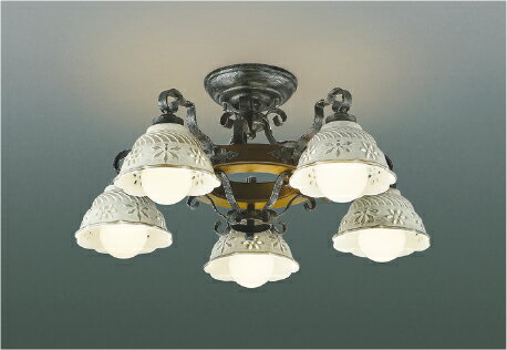 KOIZUMI LEDイルムシャンデリア 簡易取付式 LED35.0W (ランプ付) 電球色 2700K AA42865L