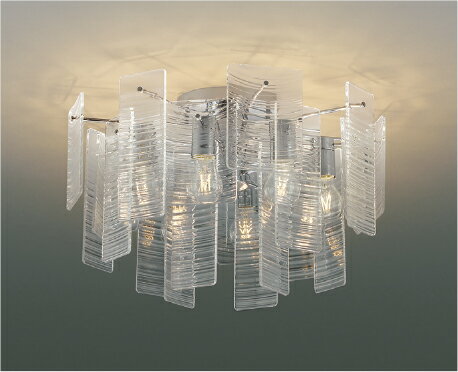 KOIZUMI LEDシャンデリア 簡易取付式 白熱電球40W×8灯相当 (ランプ付) 電球色 2700K AA49271L