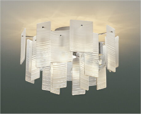 KOIZUMI LEDシャンデリア 簡易取付式 白熱電球40W×8灯相当 (ランプ付) 電球色 2700K AA49273L