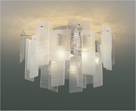 KOIZUMI LEDシャンデリア 簡易取付式 白熱電球40W×8灯相当 (ランプ付) 電球色 2700K AA49274L