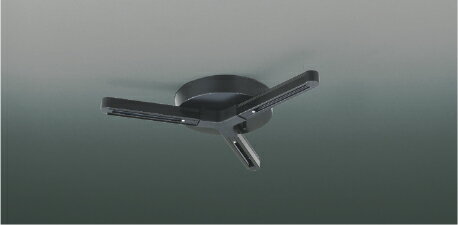 KOIZUMI　取付簡易型ランダム配灯ダクトプラグ　スライドコンセント　幅－φ548mm　黒色　AE47488E