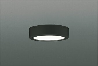 KOIZUMI　LED小型シーリング　直付けタイプ　白熱電球60W相当　（LED内蔵）　昼白色　5000K　黒　AH55465