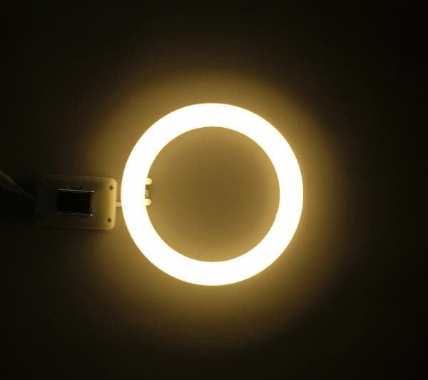 アイリスオーヤマ　丸形LEDランプ（LED蛍光灯）　シーリングライト用　30形＋30形相当　電球色　電気工事不要　リモコン付　常夜灯機能付　5段階調光　LDCL3030SS/L/23-C