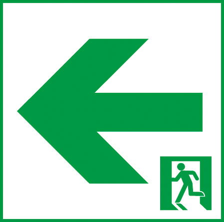 パナソニック　通路誘導灯用　C級（10形）片面用　適合表示板　FK10366