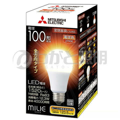 ɩLEDŵ塡MILIEʥߥ饤ˡ̩Ĵбŵס220١ˡE26⡡ŵ忧Ǯŵ100W1520lmLDA12L-G/100/S-A