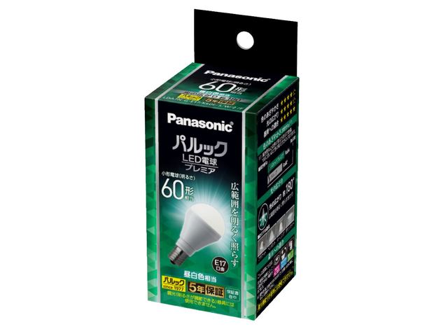 ѥʥ˥åLEDŵ塡ߥ˥ץȥ(ŵ奿) ۸סѥȥסŵ60(60W)760lm67WE17⡡5000KLDA7N-G-E17/K60E/S/W/2/F