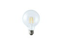 東京メタル工業 LED電球 LEDフィラメント電球 ボール電球形 G95(外径95mm) 60W形相当 電球色2200K 全方向 6.4W 810lm E26 クリアタイプ LDG6LC22K60WTM(3)