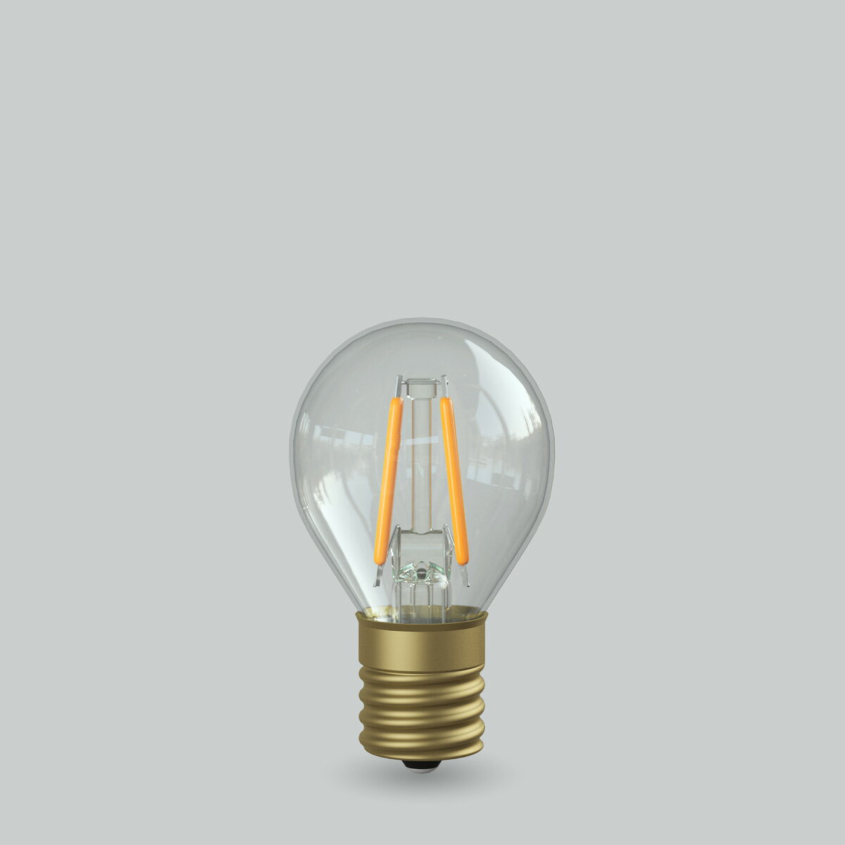 Ball - ビートソニック　OnlyOne(オンリーワン)　LED電球　Siphon(サイフォン)　ボール電球形　Ball35(ボール35)　ショートフィラメント　G35(外径35mm)　35W形相当　暖系電球色(2400K)　E17　2.5W　300lm　クリアガラス　LDF133D