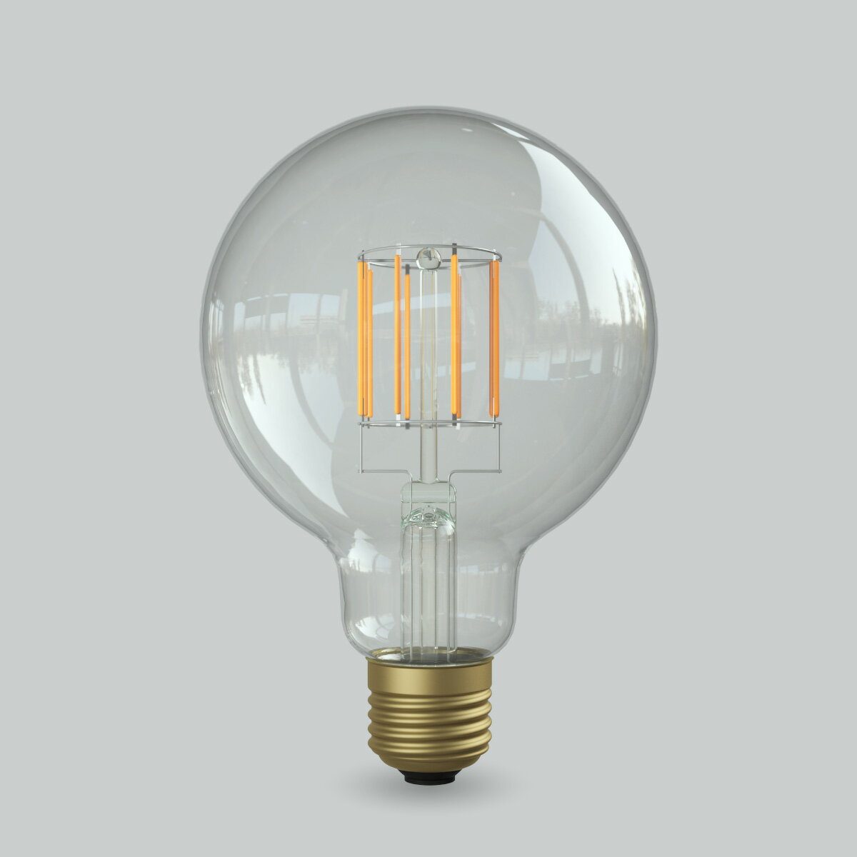 ビートソニック　OnlyOne（オンリーワン）　LED電球　ボール電球形　Ball95（ボール95）　G95(外径95mm)　クリア　50W形相当　暖系電球色（2200K）　E26口金　6W　LDF31D(3)