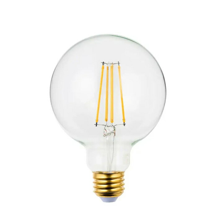 SWAN　LED SWAN BULB　BALL　G95　ボール電球形　40W形相當(dāng)　E26　4W　460lm　クリア　2200K　調(diào)光対応　SWB-LDG4L-G95-22B