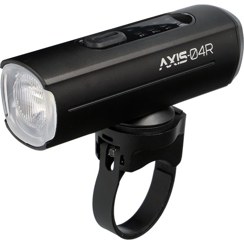 GENTOS　AXISシリーズ　バイクライト　高輝度チップタイプ白色LED　IPX5　最大1000lm　5916cd　リチウムイオン充電池内蔵　AXS-04R(4)