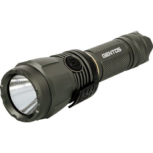 GENTOS　UltiREXシリーズ　高出力小型LEDハンディライト　USB充電式　高輝度チップタイプ白色LED　耐塵・2m防水仕様（IP68準拠）　1900lm　専用充電池付き　UT-1900R