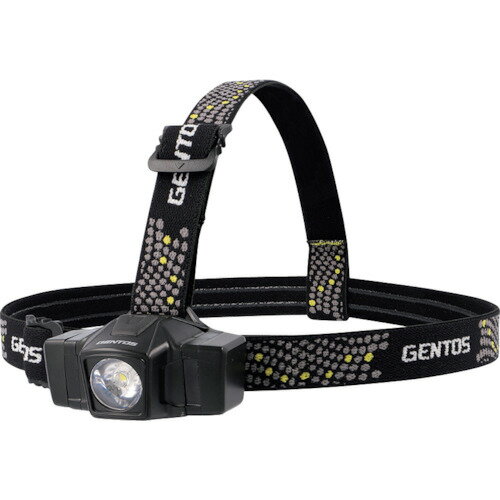 GENTOS　COMPACT HEADLIGHT　LEDコンパクトヘッドライト　高輝度白色LED　IP54　90lm　単3形アルカリ電池1個用（テスト用付属）　GD-102D