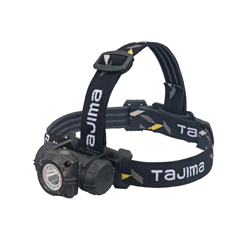 タジマ　MDシリーズ　LEDヘッドライトM351D　電源一体型ヘッドライト　IPX4　最大350lm　2m耐落下　白色高輝度LED　単4形アルカリ電池3個用（別売）　LE-M351D