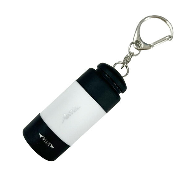 ELPA　充電式キーライト　ホワイト　リチウムイオン充電池　USB Type-A　昼光色　25lm　HX10LT-015WH