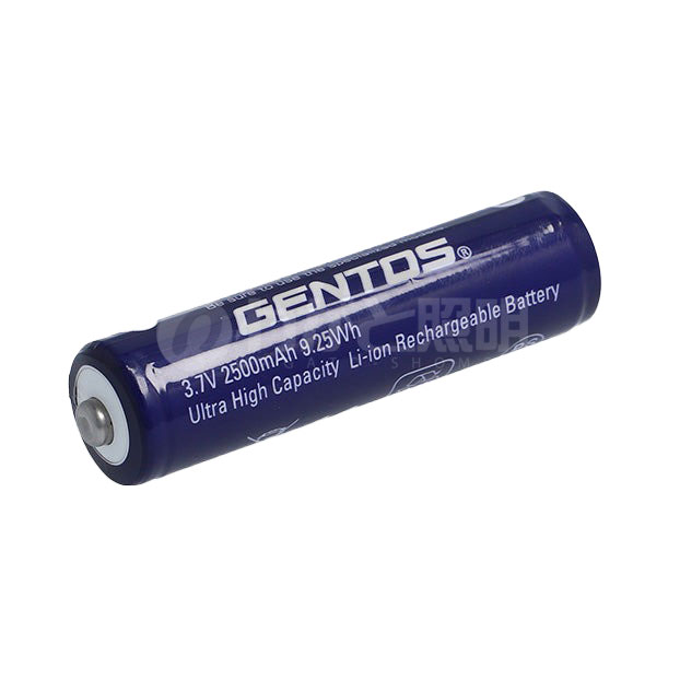 こちらの商品は外箱を開封された場合、返品交換を承ることは出来かねます。(不良商品の場合は除く) 商品の品番・仕様等を充分にご確認頂いた上でご注文ください。その他条件に付きましては支払・配送方法をご確認ください。 メーカー名：ジェントス株式会社/GENTOS シリーズ名：専用充電池 充電時間（約）：4時間 電池寿命：充放電 約300回 充電回数が300回を超えると、充電池の容量は初期容量から約20％減少します。 適応機種：TX-2000R ※本商品はGENTOS製補修部品です、適合機種にてご使用ください。 関連キーワード 充電 電池 バッテリー■特徴 リチウムイオン充電池 3.7V 2,500mAh ※本商品はGENTOS製補修部品です、適合機種にてご使用ください。