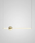 LEE BROOM　リー・ブルーム　ペンダントライト　ORION TUBE PENDANT　天井直付　内蔵LED（電球色）　外付けドライバー付き　POLISHED GOLD（ポリッシュドゴールド）　ORION TUBE PENDANT POLISHED GOLD