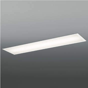 KOIZUMI　LEDベースライト　FLR40W×4灯相当　(ランプ付)　白色　4000K　AD92424＋AE92414
