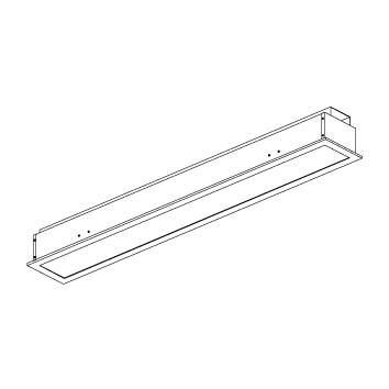 KOIZUMI　LEDベースライト　本体　ストレートタイプ　埋込型　（ランプ別売）　AD9...