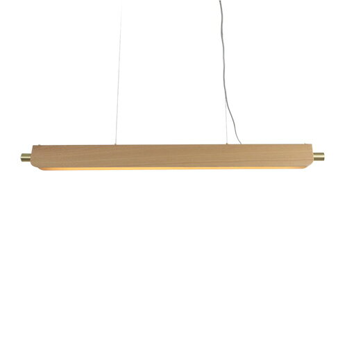 メーカー　： LYKKE lighting / リッケ ライティング シリーズ名：Woover pendant light （ウォーバー　ペンダントライト） デザイナー：roca branding /Masashi Watanabe カラー：ホワイトオーク 光源：LEDモジュール LED 11W 976lm 2900K CRI 82 ※LEDの交換ができない仕様です。 サイズ：W1080 D135 H85(mm) 全長：200mm〜2000mm 素材：ウッド・スチール ※天然木を使用しているため木目や色味の違い、割れや歪みが発生する場合がございます。 重量：3.7kg 【取付方法】 取付け簡易型（天井ビス取付け） ※お取り寄せ商品となります。 納期目安は以下の通りです。 在庫あり：7日（コード加工がある場合：14日） 在庫なし：2週間〜3カ月 ※ご注文後の返品・交換・キャンセルは出来ませんのでご了承ください 関連キーワード 照明器具 ペンダント照明 引掛シーリング 天井ビス取付 ワイヤー吊り■特徴 大きな木の板材を極限まで曲げ、難易度の高い技術加工でシェードを製作。 軽やかな木のシェードをつくりました。 色温度の低いLEDを組み合わせ一層の温かみのあるワイドペンダントです。 ワイヤー吊りの仕様なので、簡単に高さ調整可能。 ダイニングテーブルやカウンター下、デスク上でのご使用もおすすめです。 メーカー　： LYKKE lighting / リッケ ライティング シリーズ名：Woover pendant light （ウォーバー　ペンダントライト） デザイナー：roca branding /Masashi Watanabe カラー：ホワイトオーク 光源：LEDモジュール LED 11W 976lm 2900K CRI 82 ※LEDの交換ができない仕様です。 サイズ：W1080 D135 H85(mm) 全長：200mm?2000mm 素材：ウッド・スチール ※天然木を使用しているため木目や色味の違い、割れや歪みが発生する場合がございます。 重量：3.7kg 【取付方法】 取付け簡易型（天井ビス取付け） ※お取り寄せ商品となります。 納期目安は以下の通りです。 在庫あり：7日（コード加工がある場合：14日） 在庫なし：2週間〜3カ月 ※ご注文後の返品・交換・キャンセルは出来ませんのでご了承ください ≪LYKKE　Woover pendant light≫ ウォルナット ホワイトオーク ZU09 ZU10