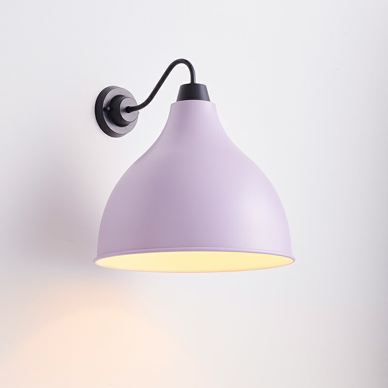 MAXRAY　CRAFT LAMP Eggplant L Bracket/クラフトランプ エッグプラントL　ブラケットライト　直付タイプ　サテンペールパープル　E26口金　ランプ別売　MB50442-06(OP0169724+OP0170206)